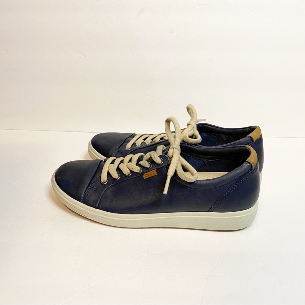 Ecco Soft 7 Casual Sneaker Blue Size 8